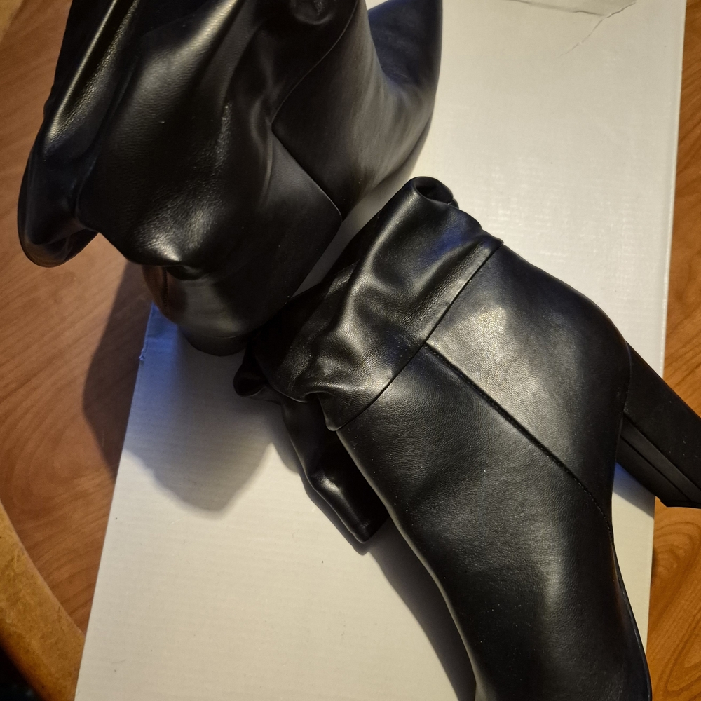 Marc Fisher Black Heeled Boots